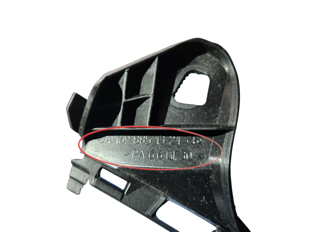 Guia Suporte Parachoque Traseiro Esquerdo Mercedes B200 2005 3