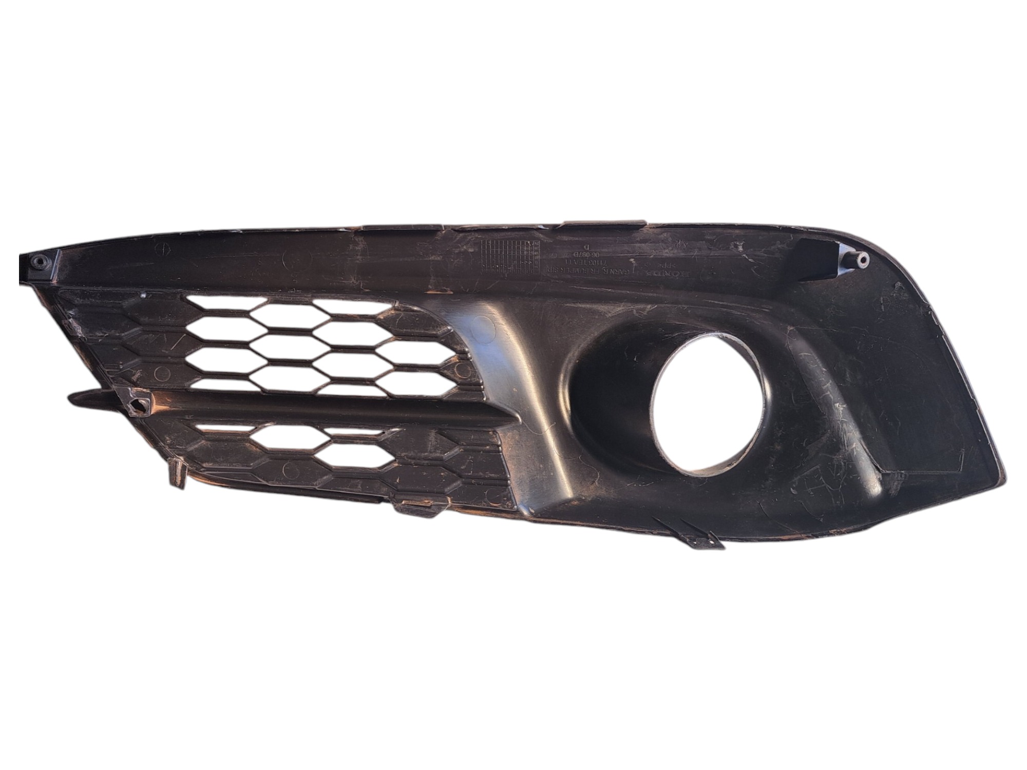 Grade Milha Direita Honda Civic G10 2019 Preto Direito 4