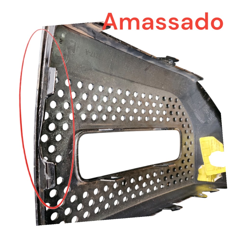 Grade Moldura Milha Esquerda Land Rover Defender 2022 Preto Esquerdo 3