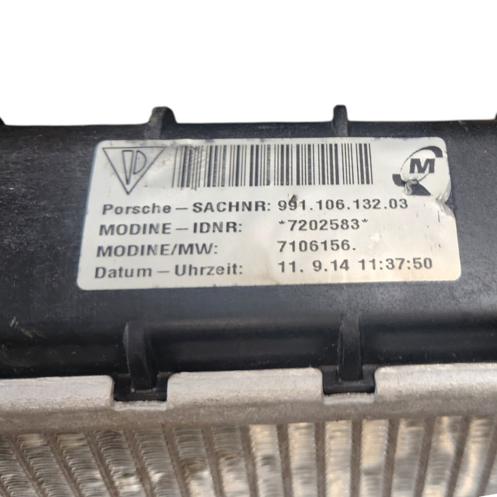 Radiador Direito Porsche 911 991 2015 2016 Recuperado 5