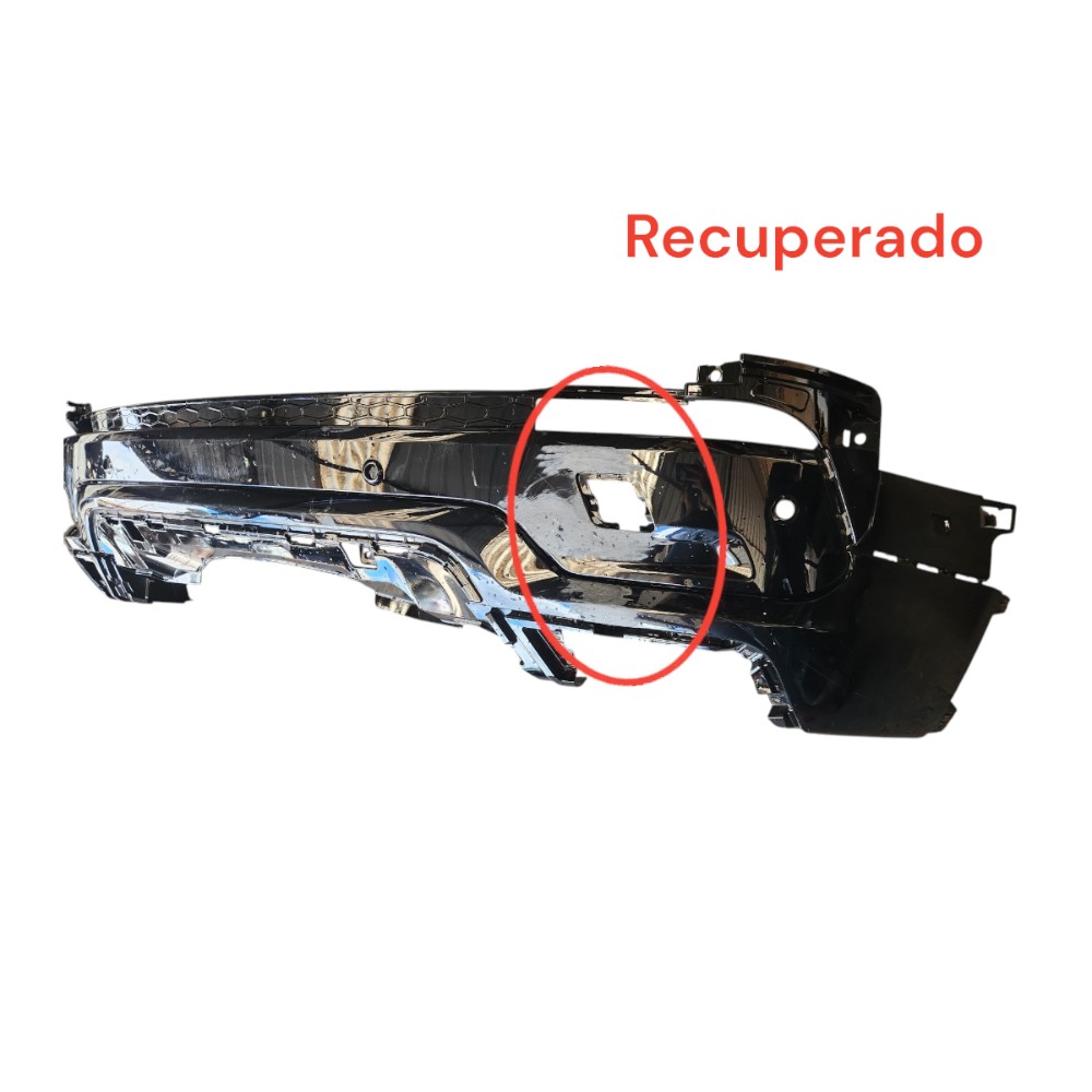 Parachoque Spoiler Traseiro Land Rover Discovery Sport 2018 Preto 2