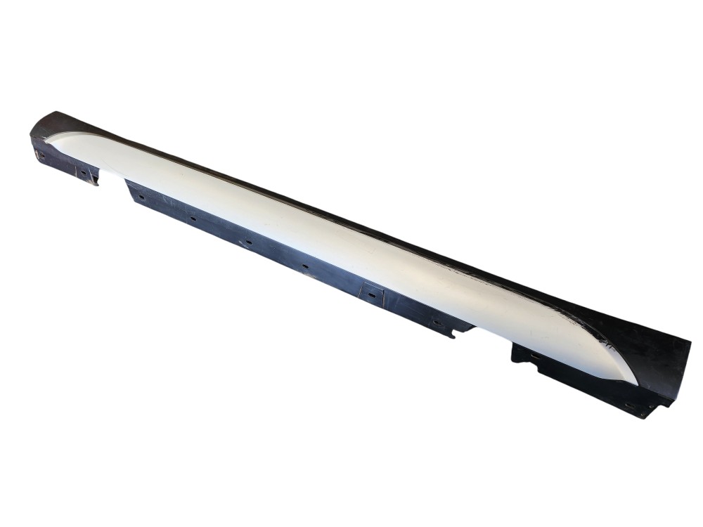Spoiler Lateral Esquerdo Bmw X1 2008 2012 2010 2009 2011 Preto 2