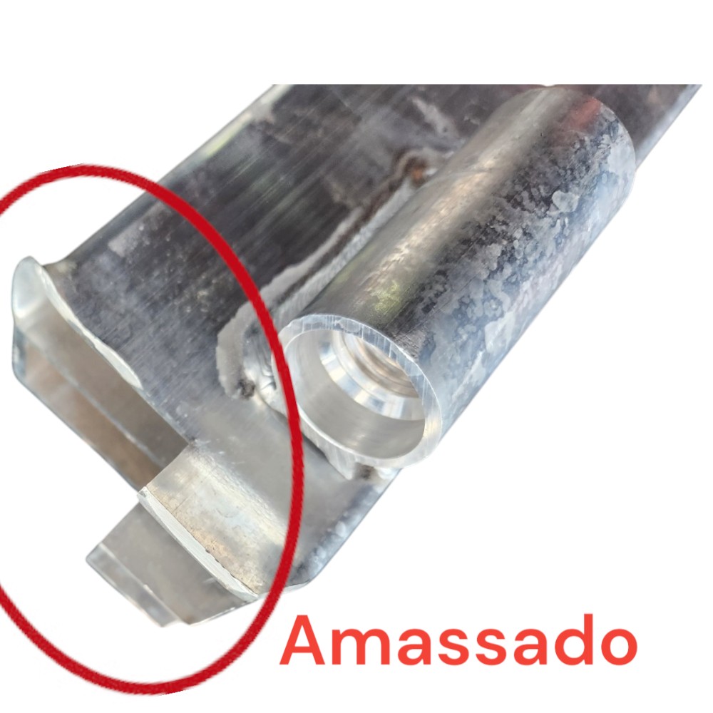 Suporte Ponteira Direito Lamina Traseira Audi Q5 2012 Cromado 5