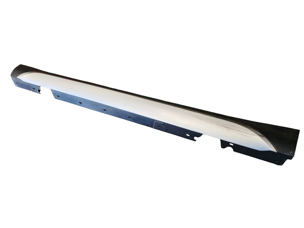 Spoiler Lateral Esquerdo Bmw X1 2008 2009 2010 2011 2012 Preto 2