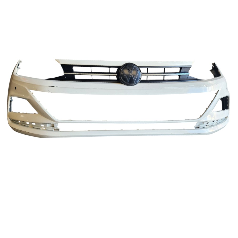 Parachoque Dianteiro Volkswagen Polo Virtus 2019 2020 Branco 1