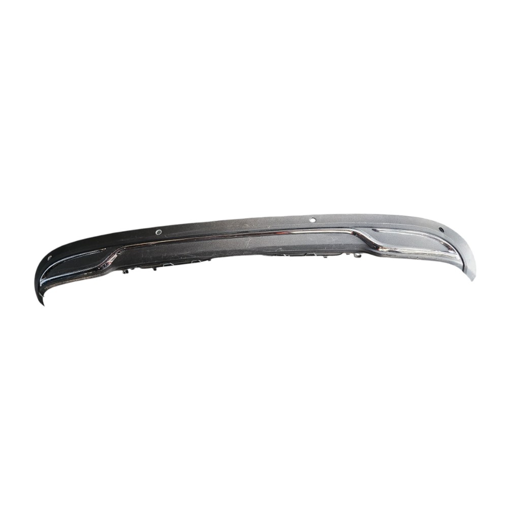 Spoiler Inferior Traseiro Mercedes C180 C200 2015 2016 2017 Preto 6