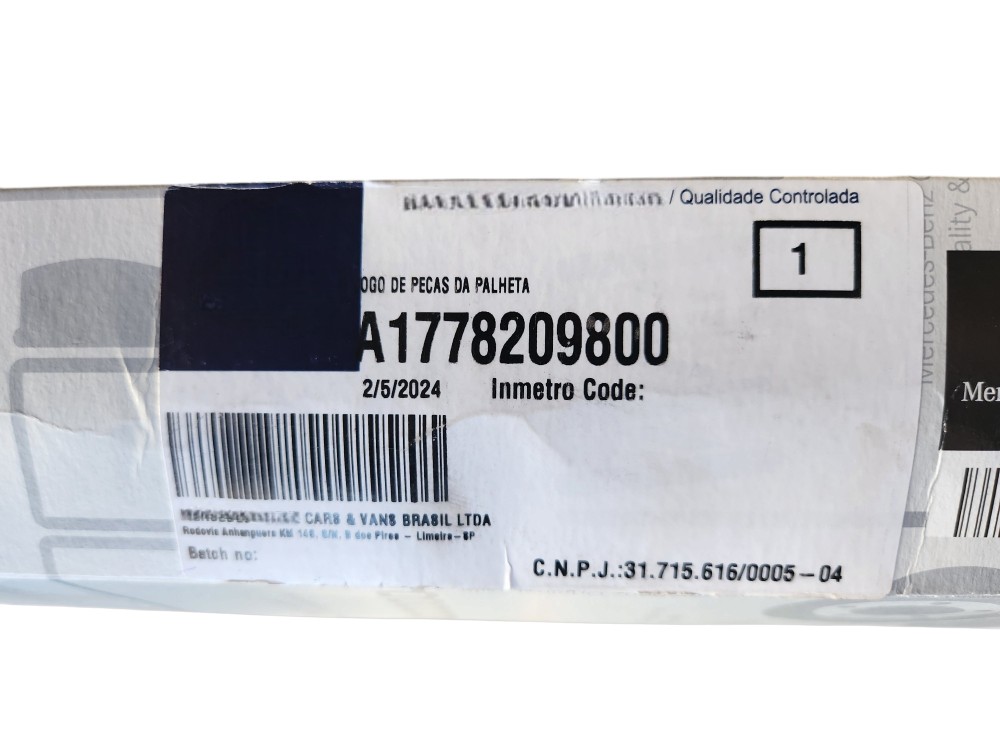 Jogo Palheta Mercedes A200 2020 3