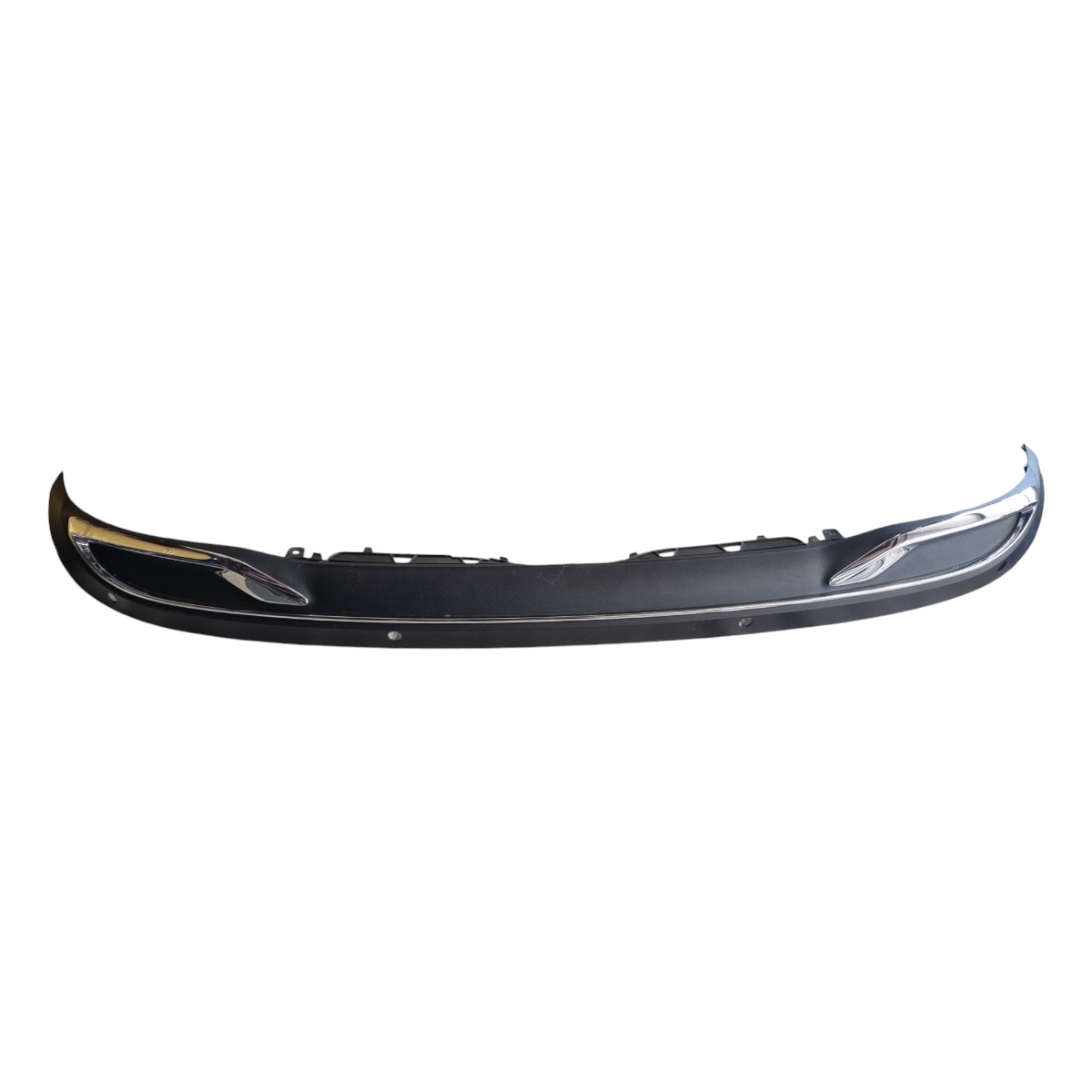 Spoiler Inferior Traseiro Mercedes C180 C200 2015 Cromado