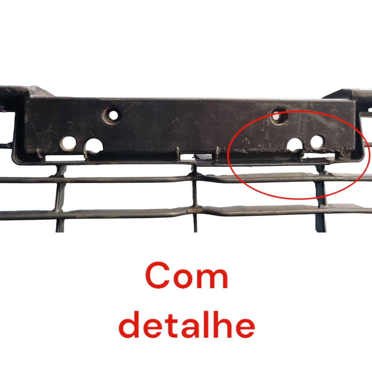 Grade Parachoque Dianteiro Inferior Hilux Preto 6