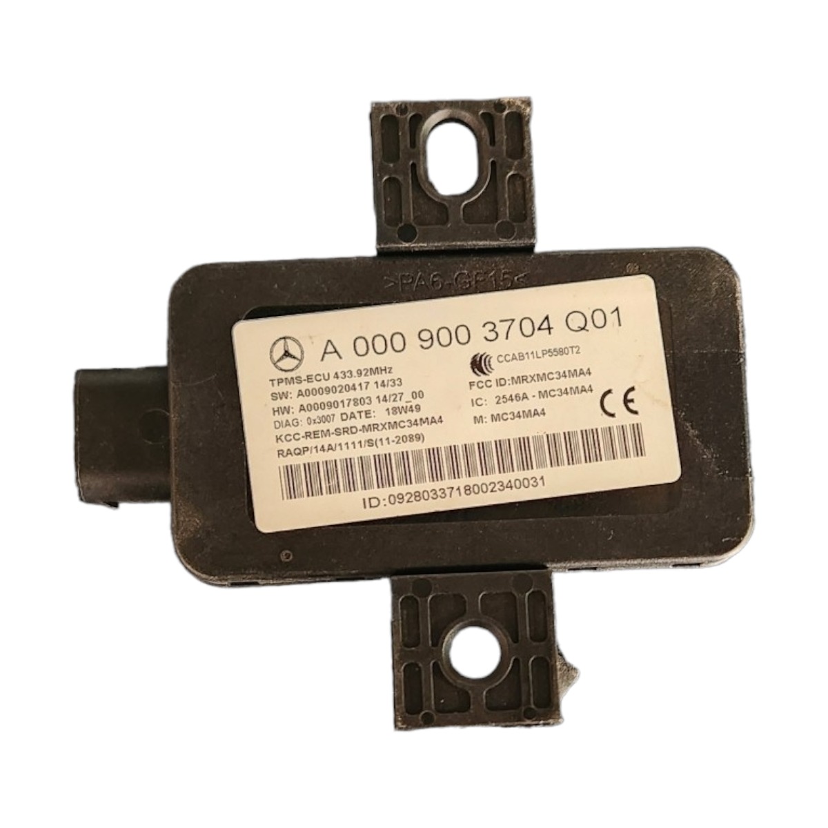 Módulo Sensor Pressão Pneus Gla200 2017 3