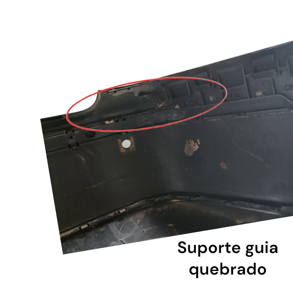 Parachoque traseiro Volkswagen Polo Sedan 2004 2005 5