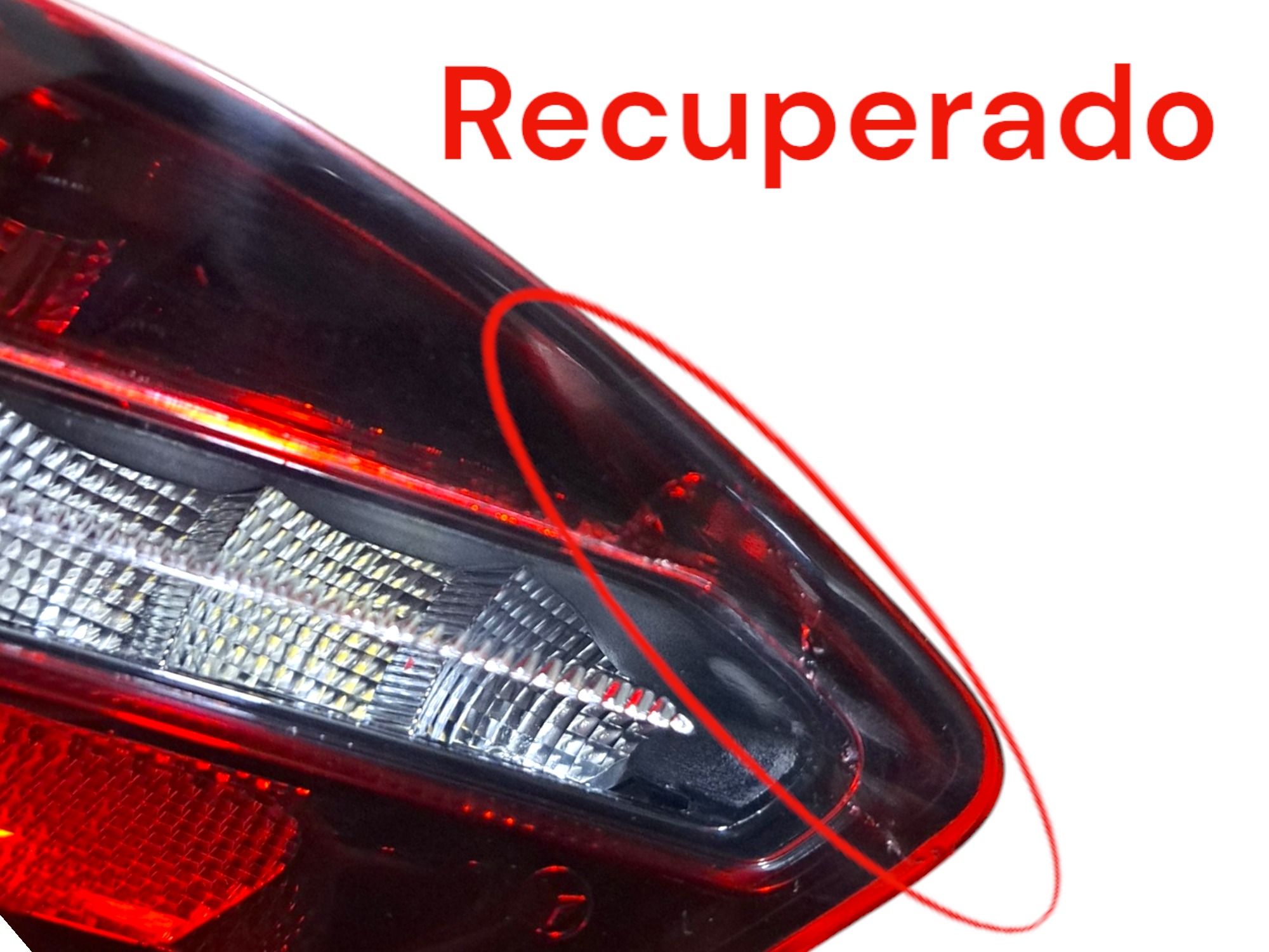 Lanterna Direita Mercedes C180 C200 C250 2018 2019 Direito Vermelho 3