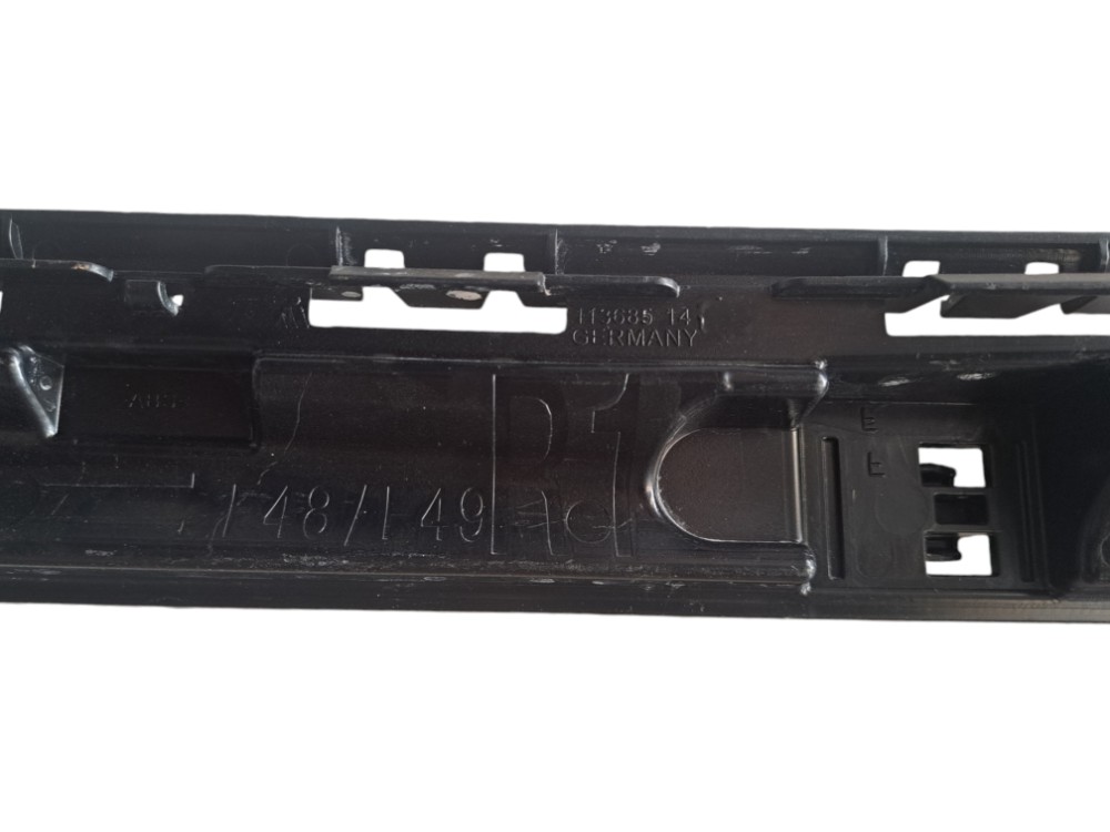 Guia Suporte Direito Lateral Spoiler Bmw X1 F48 F49 Preto 5