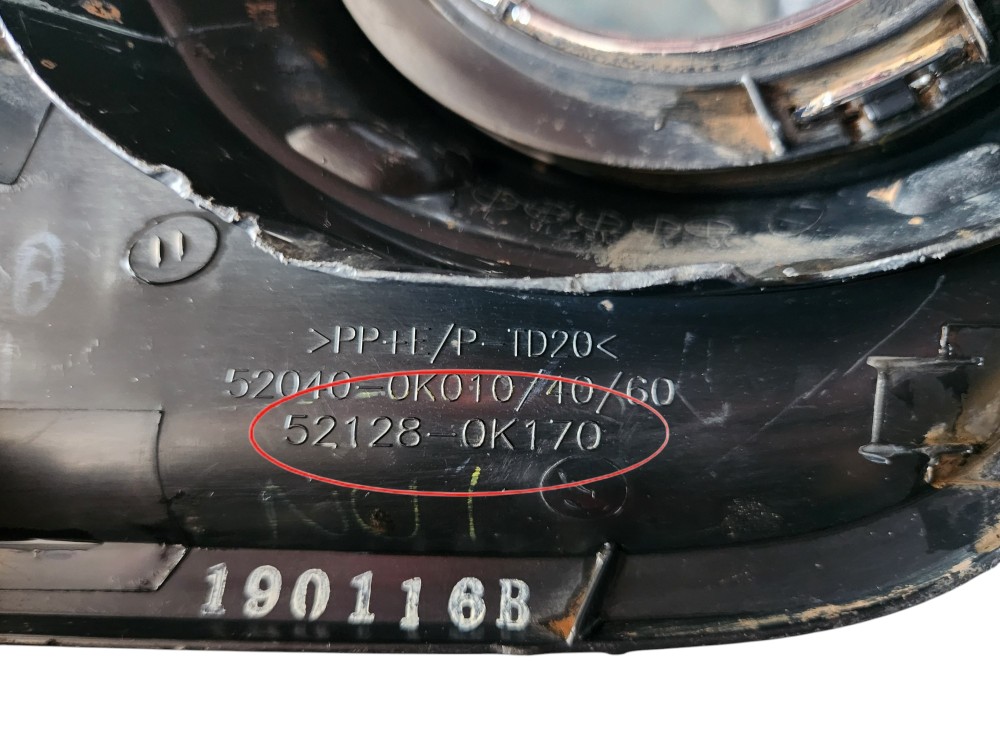 Toyota Hilux Grade Milho  2016 2017 2018 2019 2020  Preto Esquerdo 6
