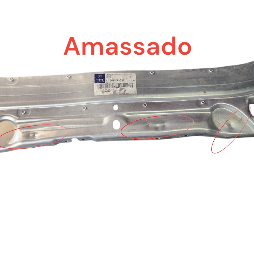 Painel Regua superior frontal Mercedes C180 C200 2015 3