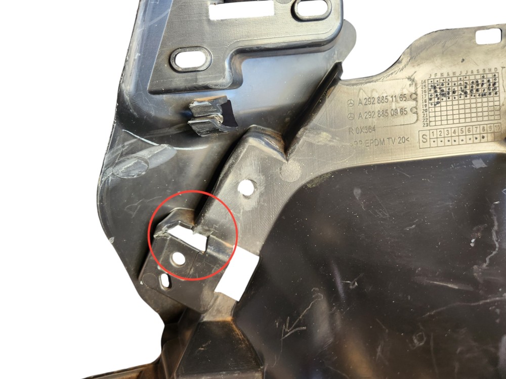 Grade Suporte Parachoque Dianteiro Mercedes Gle  Sn 7