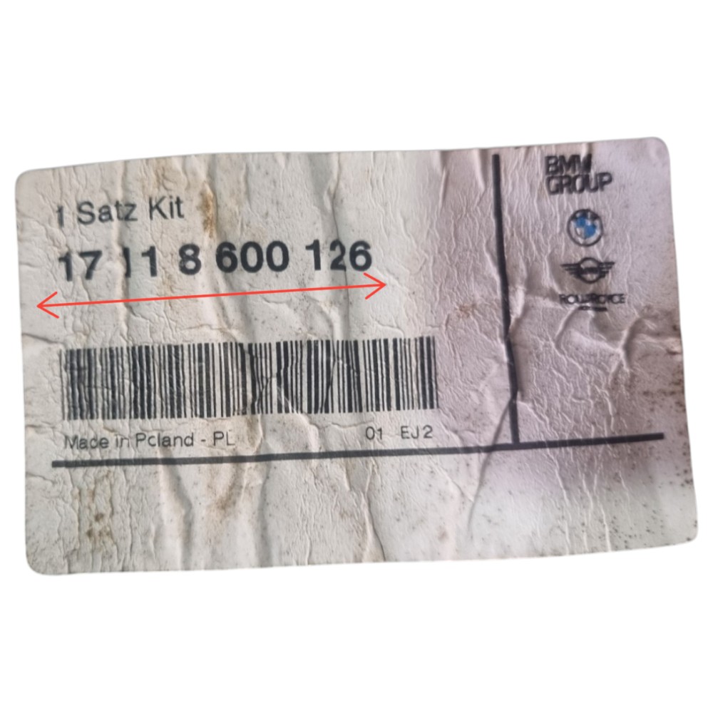Kit Junta Borracha Vedação Radiador Bmw 220 F45 2015 2016 9