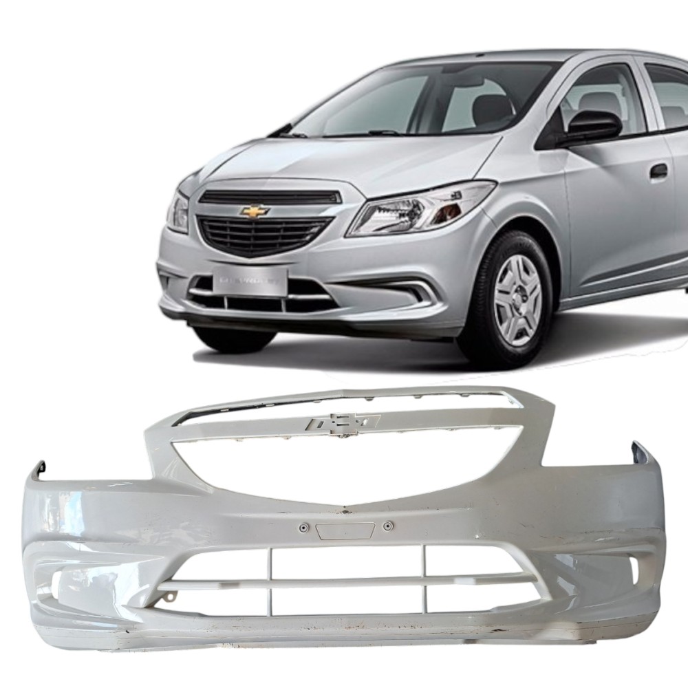 Parachoque Dianteiro Chevrolet Onix Prisma 2013 2017 Branco 1