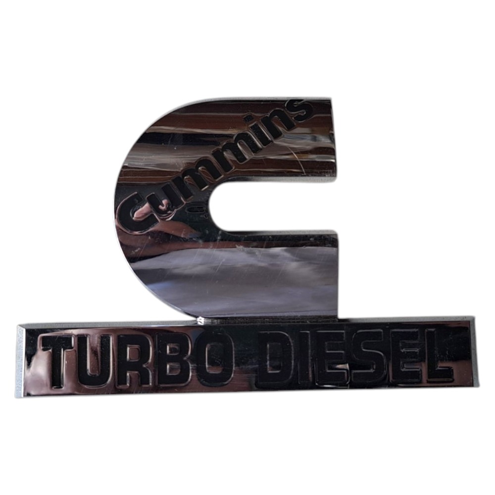 Emblema Paralama Dodge Ram 2008 Cummins Turbo Diesel