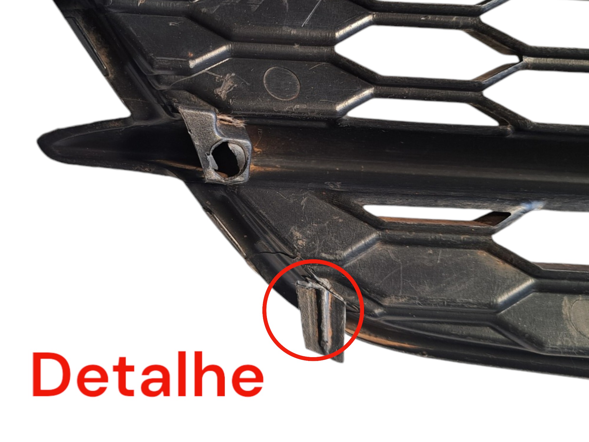 Grade Milha Direita Honda Civic G10 2019 Preto Direito 5