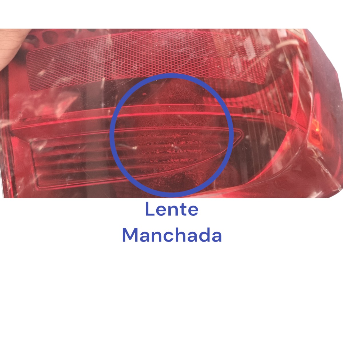 Lanterna Direito Volks Voyage 2009 2015 Direito Vermelha 5