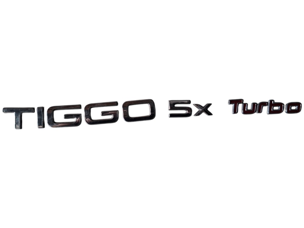 Emblema Símbolo Nome Chery Tiggo 5x Turbo  Cromado