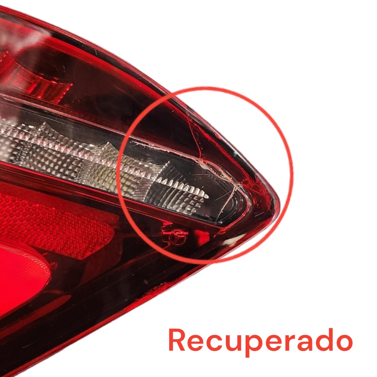 Lanterna Mercedes C180 C200 C250 Direita 2018 2021 Direito Vermelho 3