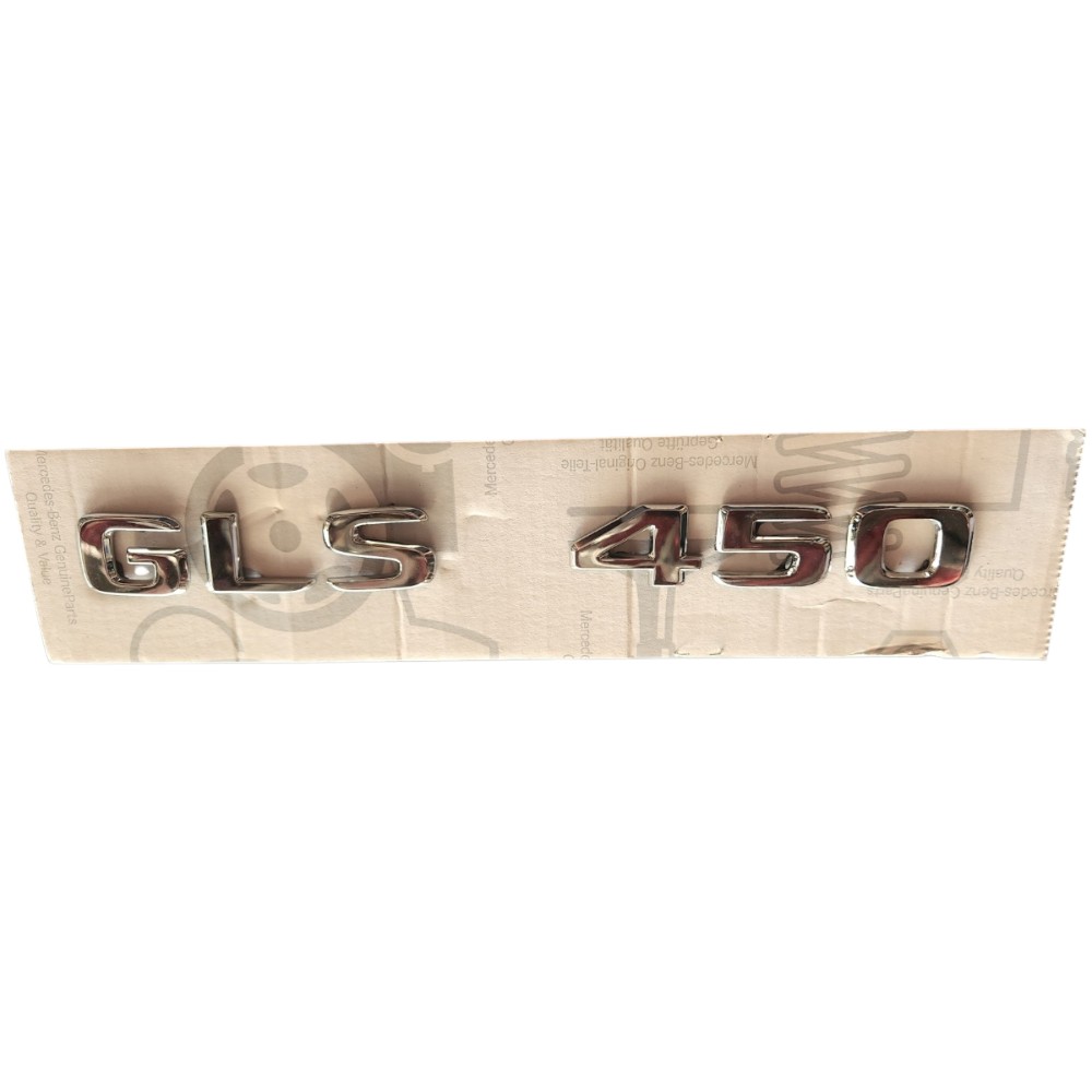 Emblema Nome Tampa Mercedes Gls 450 Cromado 3