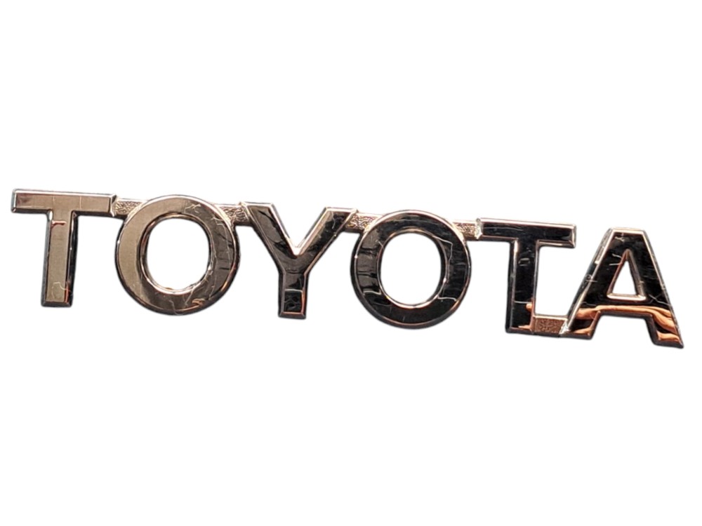 Emblema Símbolo Nome Toyota  Cromado