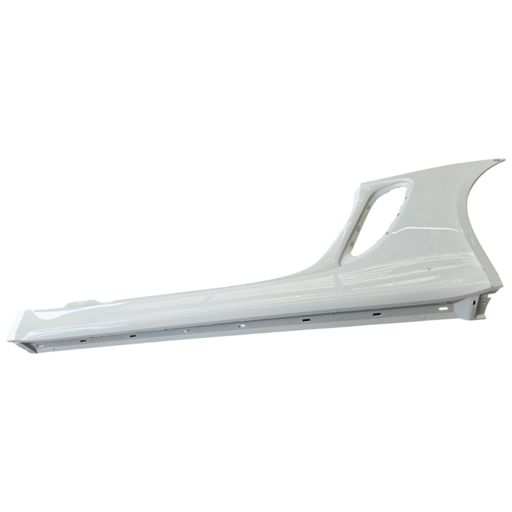 Saia Spoiler Lateral Esquerda Porsche Boxster 718 Cayman 201 Branco 2