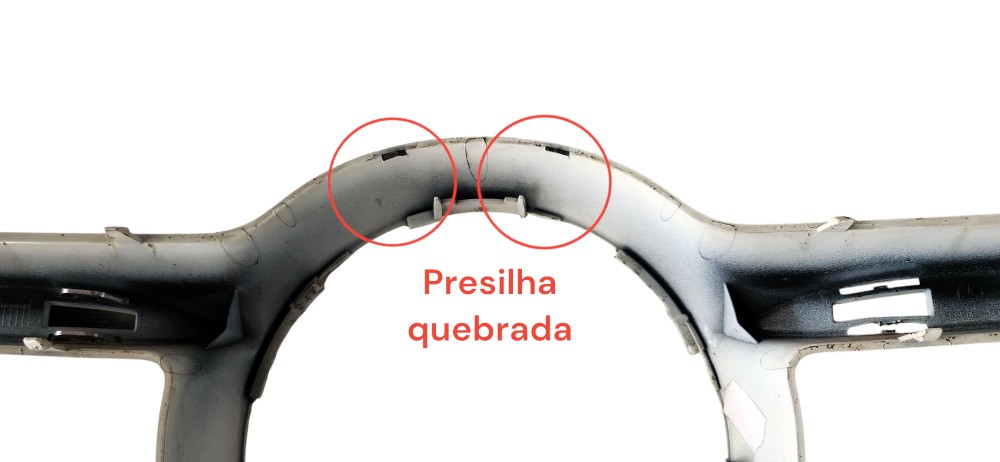 Aplique Grade Frontal Mercedes A200 2014 2015 Preto N/a 7