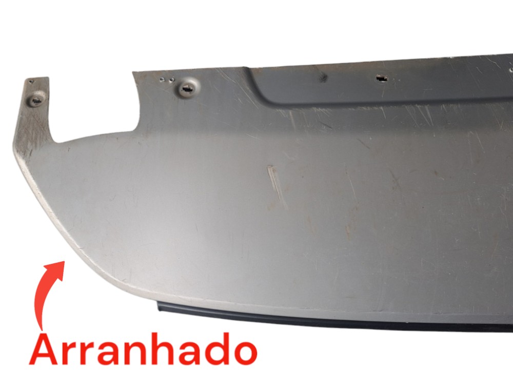 Spoiler Inferior Traseiro Jaguar E Pace Cinza