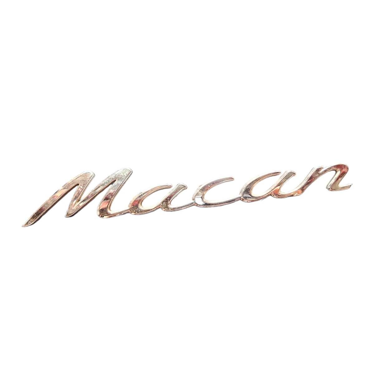 Nome Letra Macan Porsche  Cromado Cromado