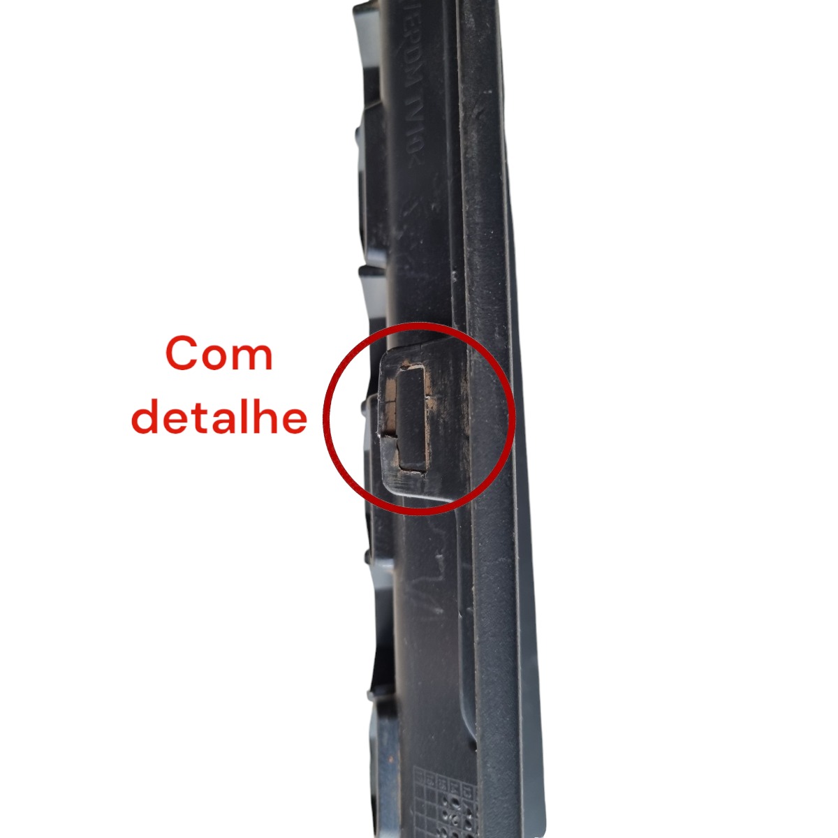 Grade Inferior Parachoque Smart Original Preto 5