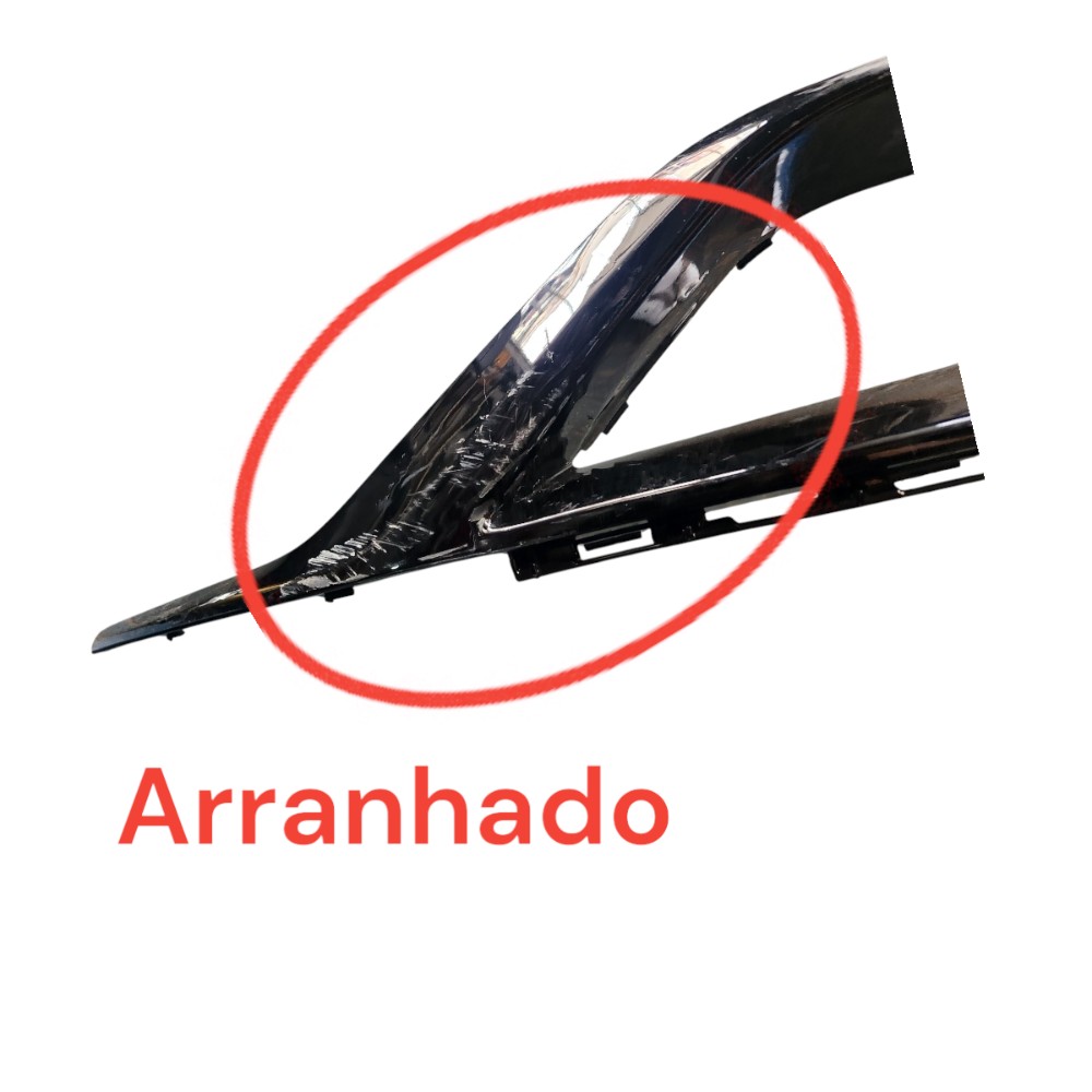 Spoiler Grade Inferior Parachoque Dianteiro Jaguar F Pace Preto 3