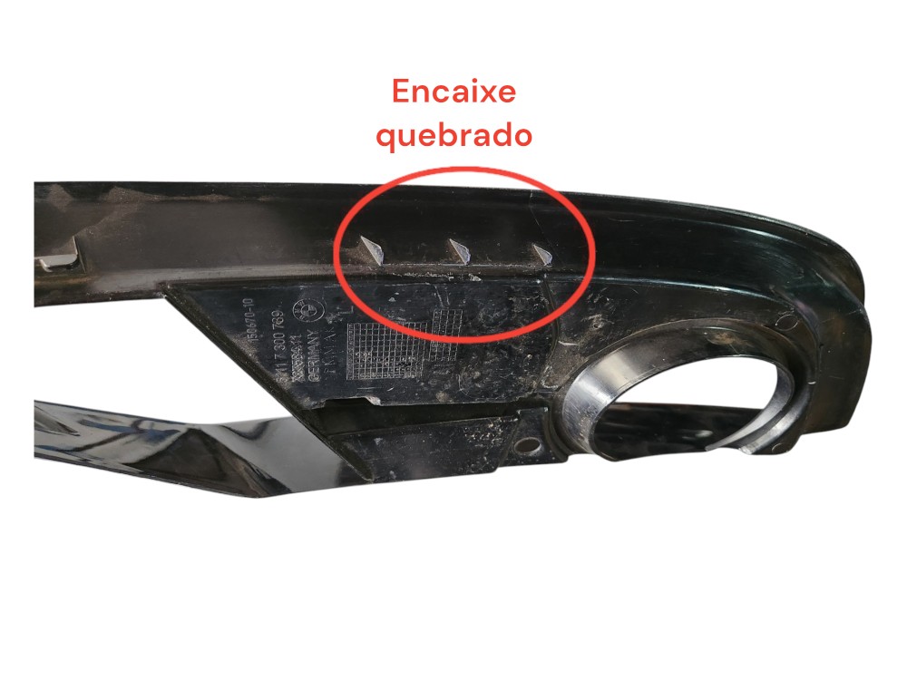 Grade Milha Esquerdo Bmw 320i 2015 Preto 5