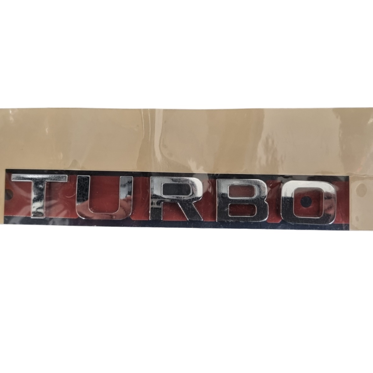 Emblema Nome Mitsubishi Turbo  Cromado
