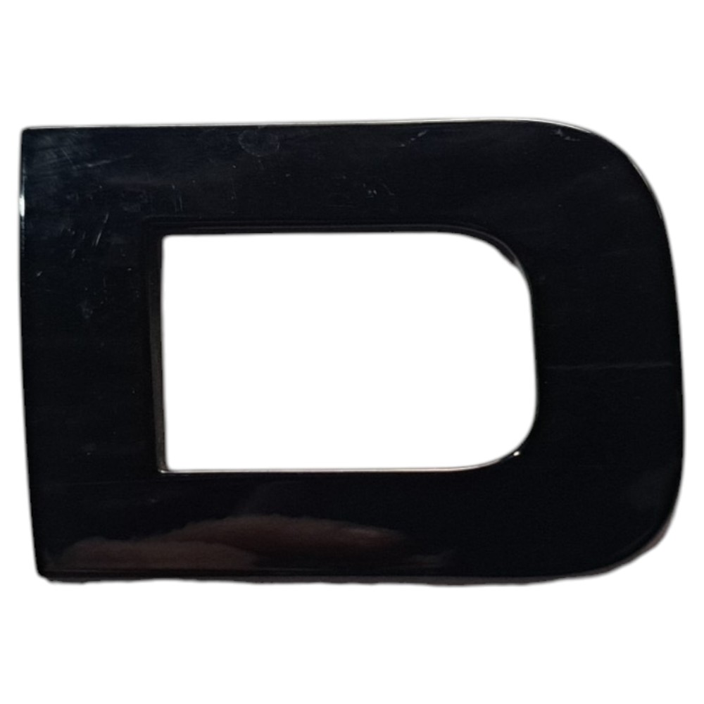 Emblema Símbolo Letra D Land Rover Discovery Preto