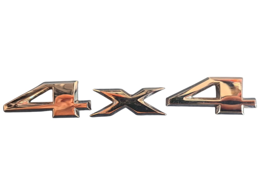 Emblema Símbolo Jeep 4×4 Cromado