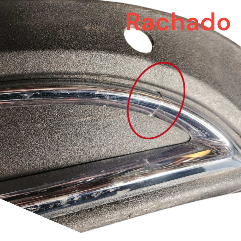 Spoiler Inferior Traseiro Mercedes C180 C200 2015 2016 2017 Preto 4