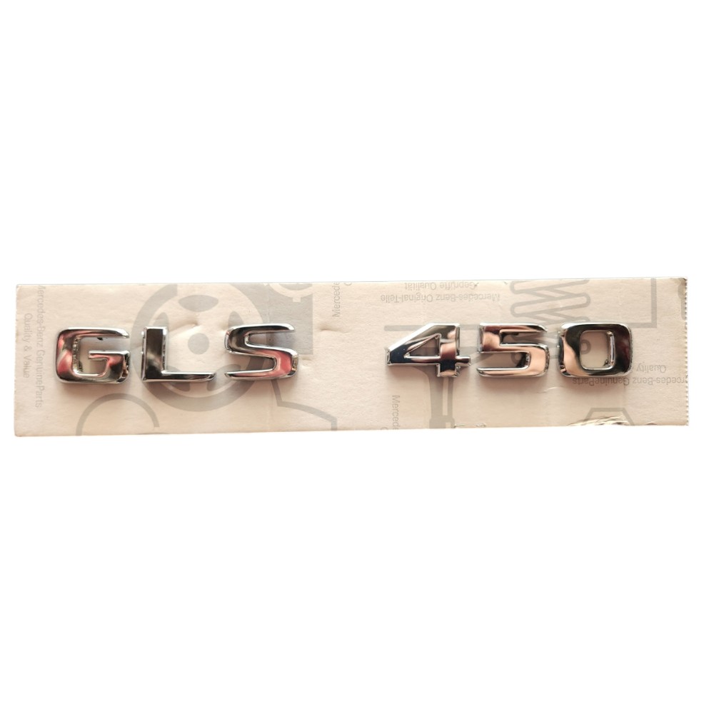 Emblema Nome Tampa Mercedes Gls 450 Cromado