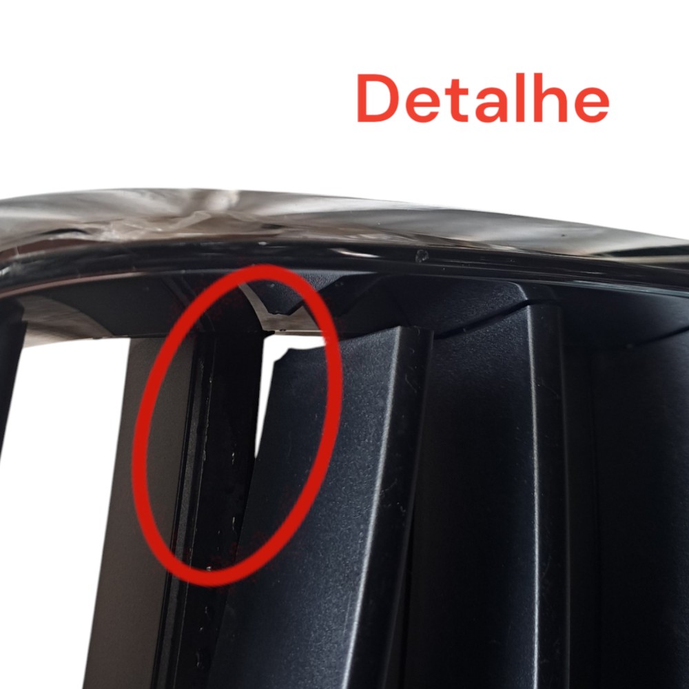 Grade Frontal Superior Esquerda Bmw C5 X6 F16 2015 2018 Preto Original 4