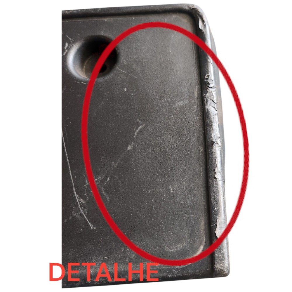 Suporte Placa Dianteiro Jeep Renegade 2022 2023 Preto 4