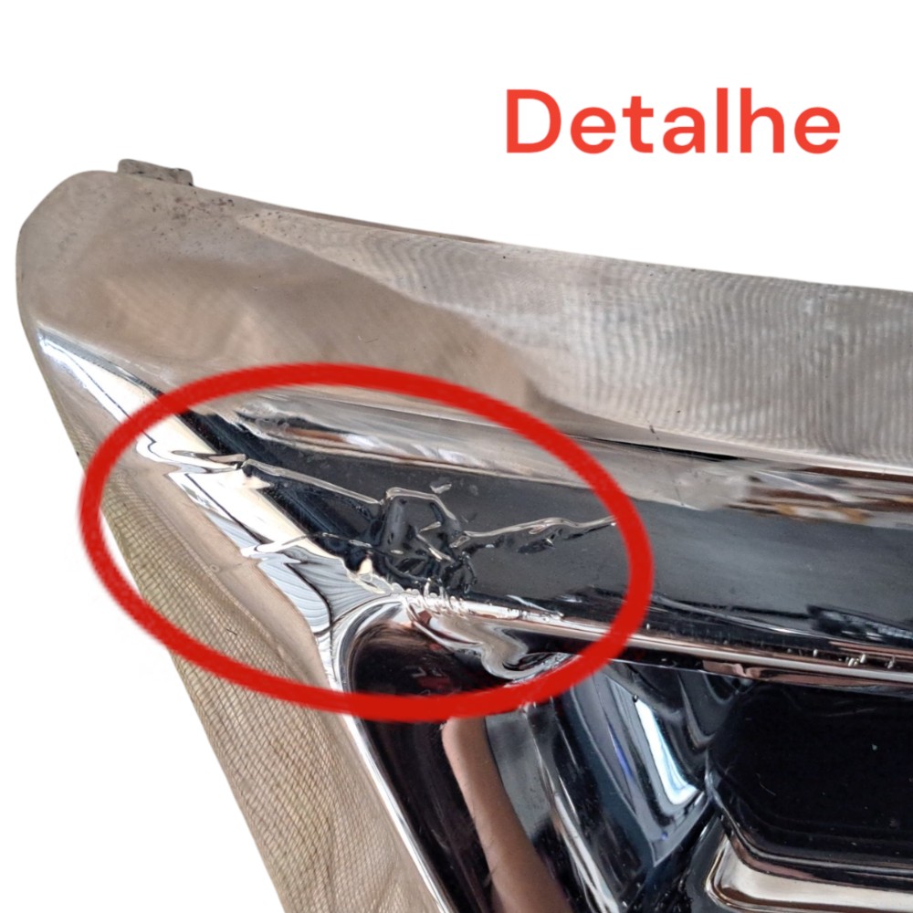Grade Frontal Citroen C3 2012 2013 2015 Cromado Original 3