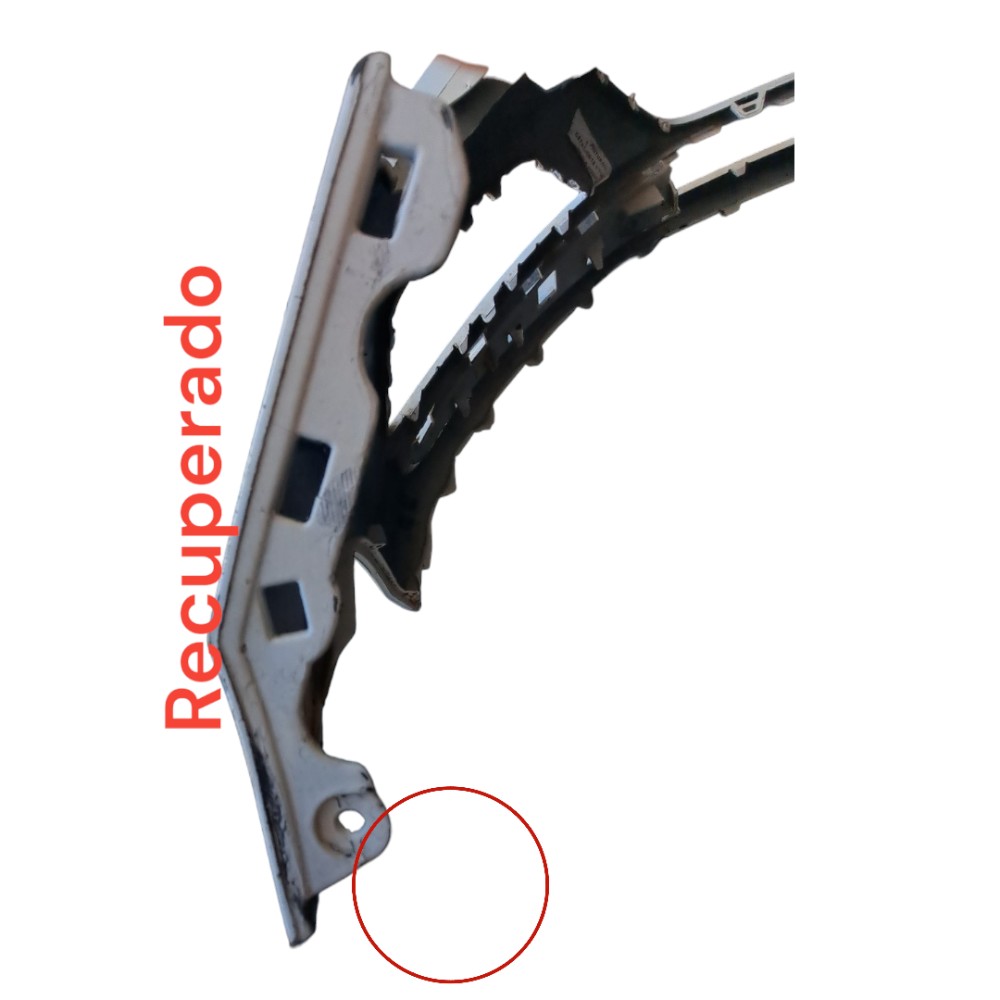 Parachoque Dianteiro Volkswagen Polo Virtus 2018 2019 2021 Branco 2