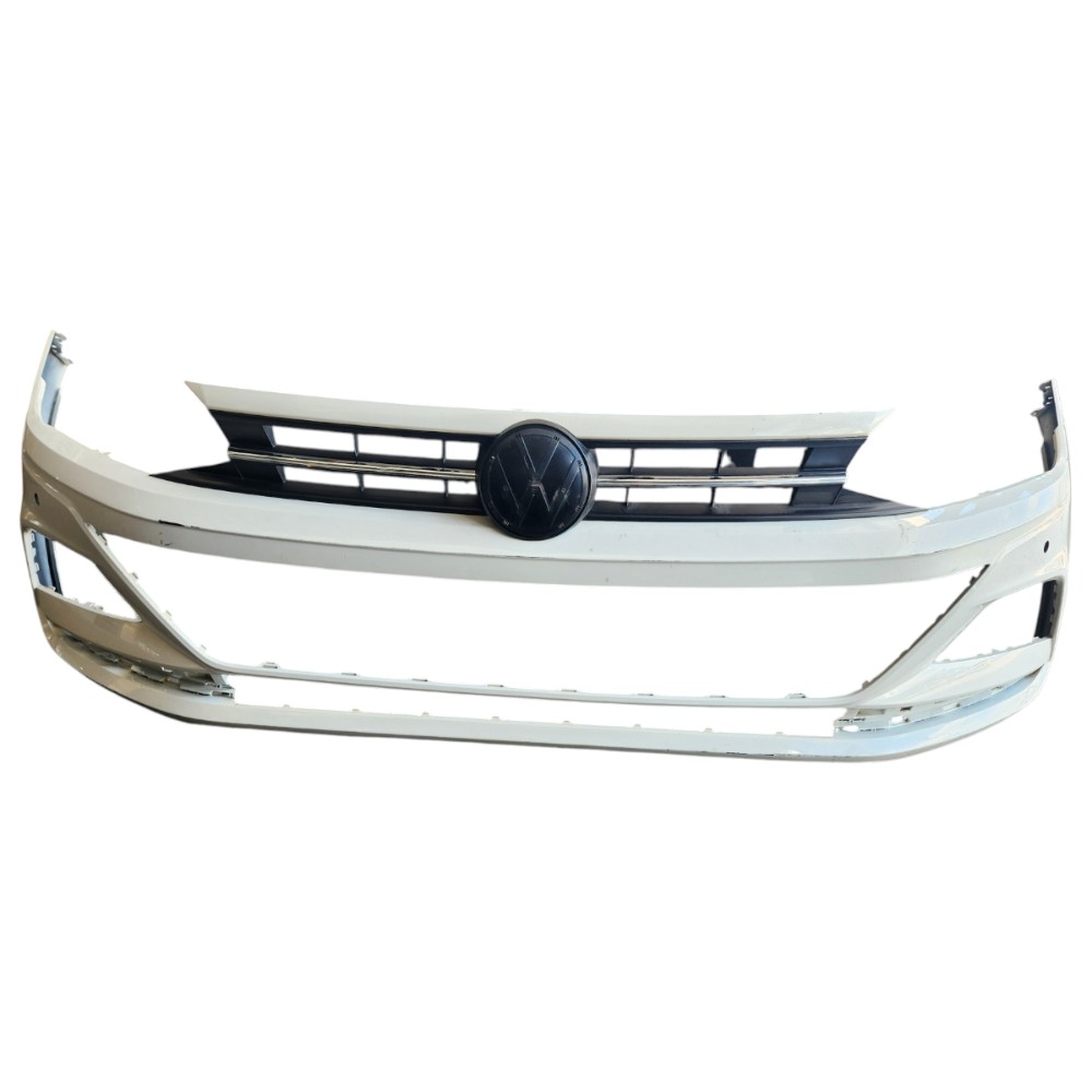 Parachoque Dianteiro Volkswagen Polo Virtus 2019 2020 Branco 2