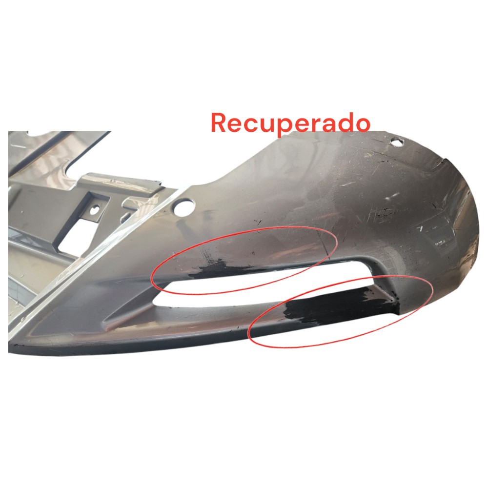 Spoiler Aplique Inferior Parachoque Dianteiro Jaguar F Pace Prata 8