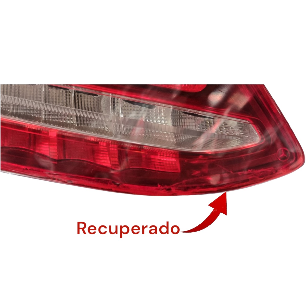 Lanterna Esquerdo Mercedes C180 C200 Recuperado 2015 2016 Esquerdo Vermelho 7