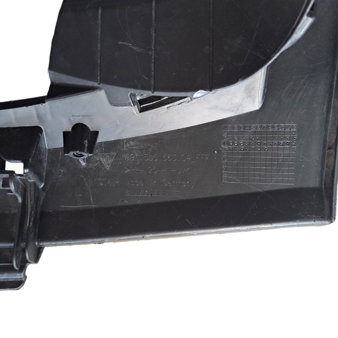 Grade Suporte Esquerdo Interno Parachoque Porsche 991 Preto N/a 5