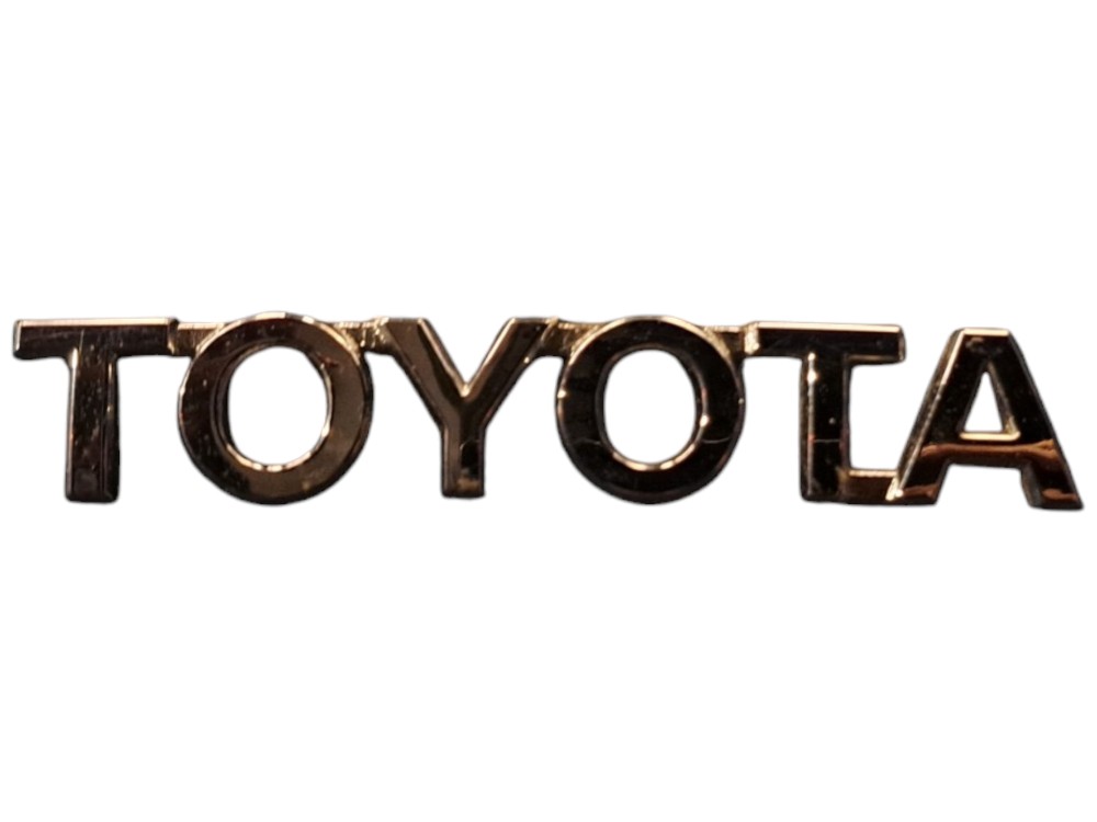 Emblema Símbolo Nome Toyota  Cromado